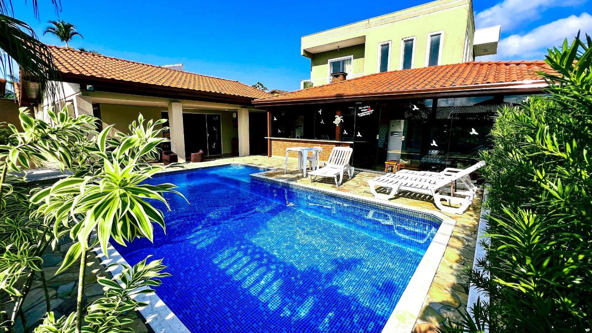 Praia/Piscina Com Hidro /Pebolim/Sinuca E Wi-Fi 卡拉瓜塔图巴 外观 照片